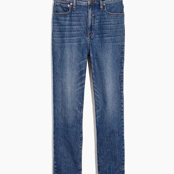 Madewell Tall Classic Straight Jeans in Coldbrook Wash, Size 29T - Picture 1 of 10